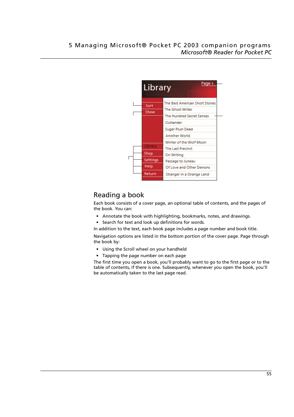 Reading a book | Acer n50 User Manual | Page 69 / 122