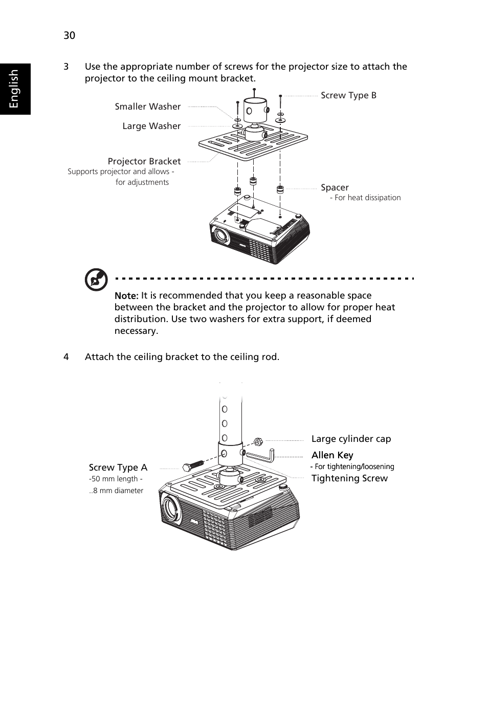 English | Acer H5350 User Manual | Page 42 / 53