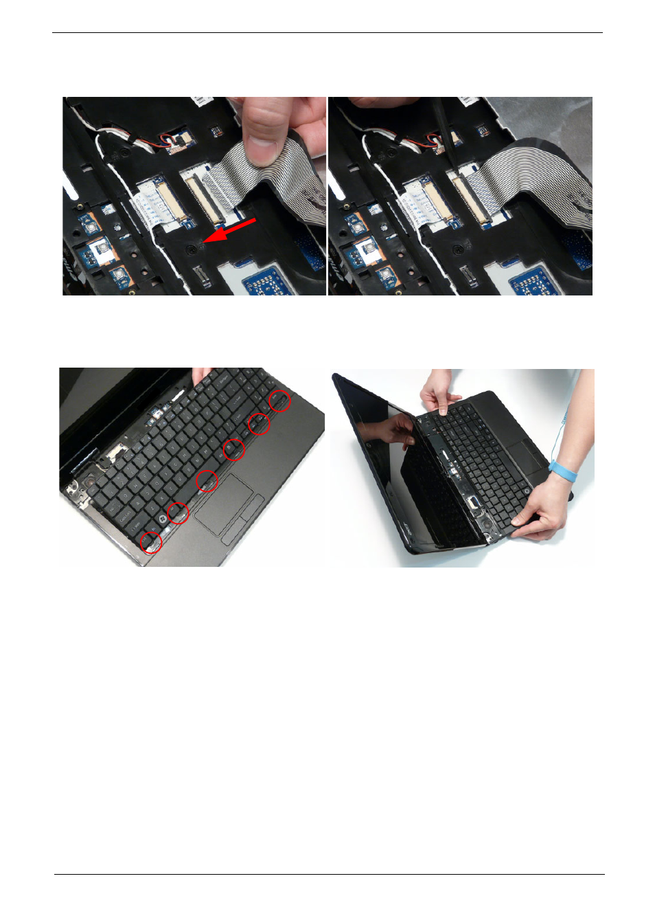 Replacing the keyboard | Acer 7715Z User Manual | Page 125 / 200