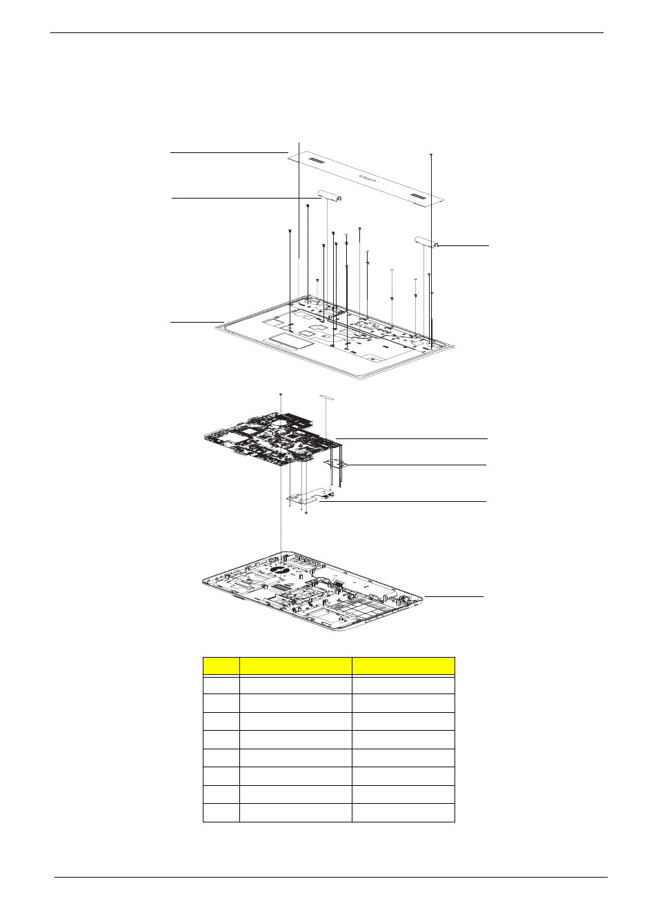 Aspire 7715z/7315 exploded diagrams, Main assembly | Acer 7715Z User Manual | Page 162 / 200