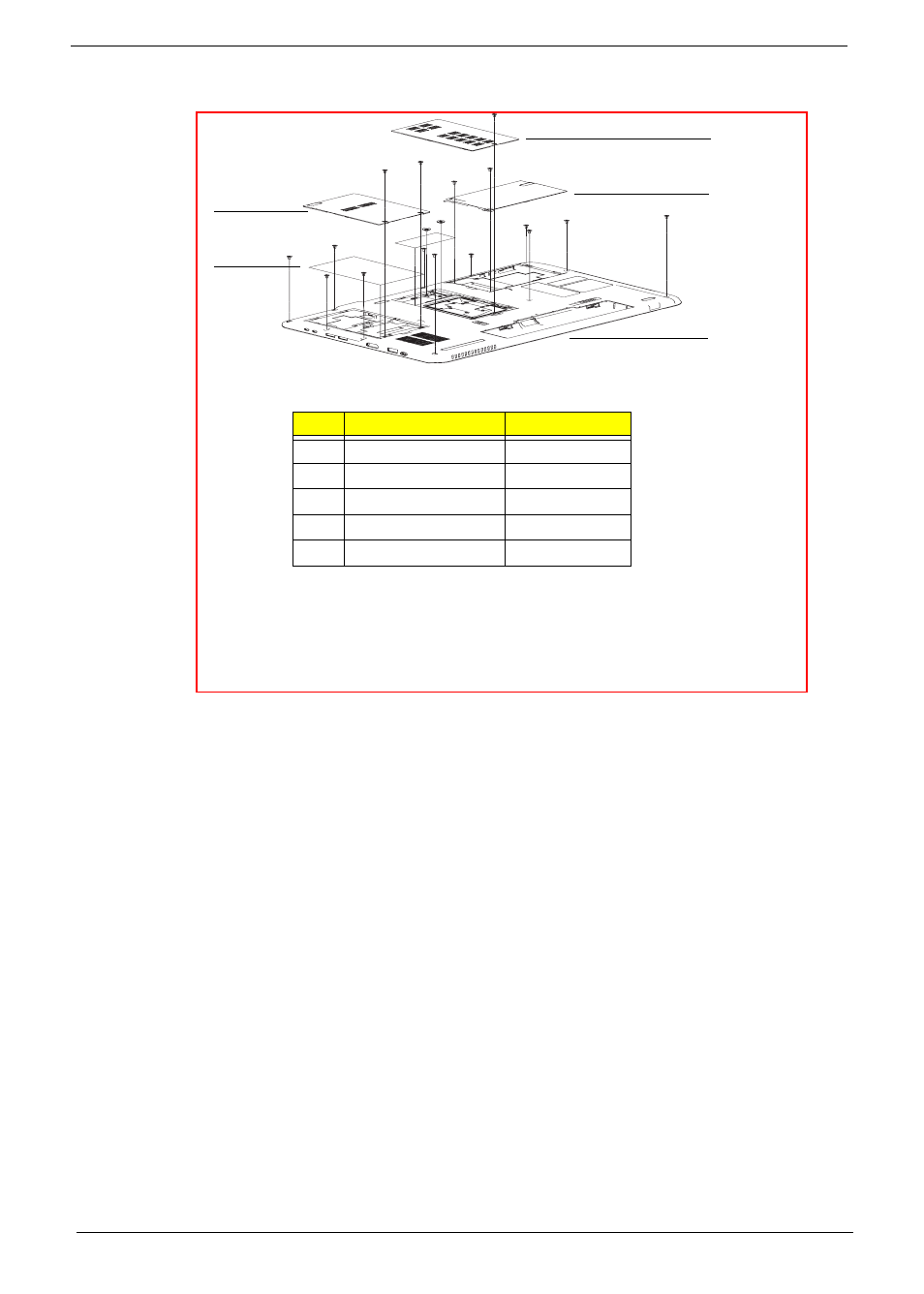 Rear assembly | Acer 7715Z User Manual | Page 164 / 200