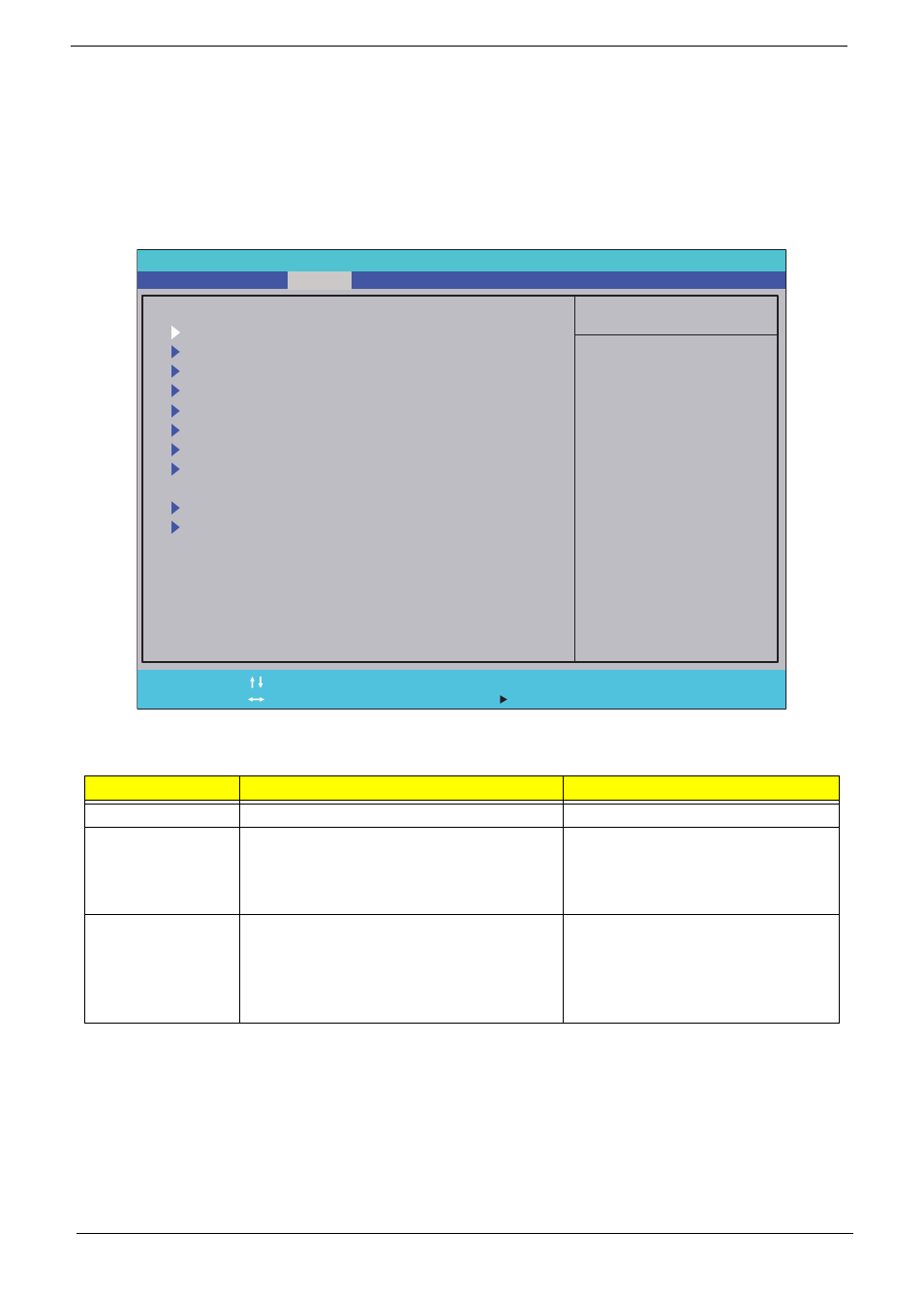 Advanced | Acer 7715Z User Manual | Page 34 / 200