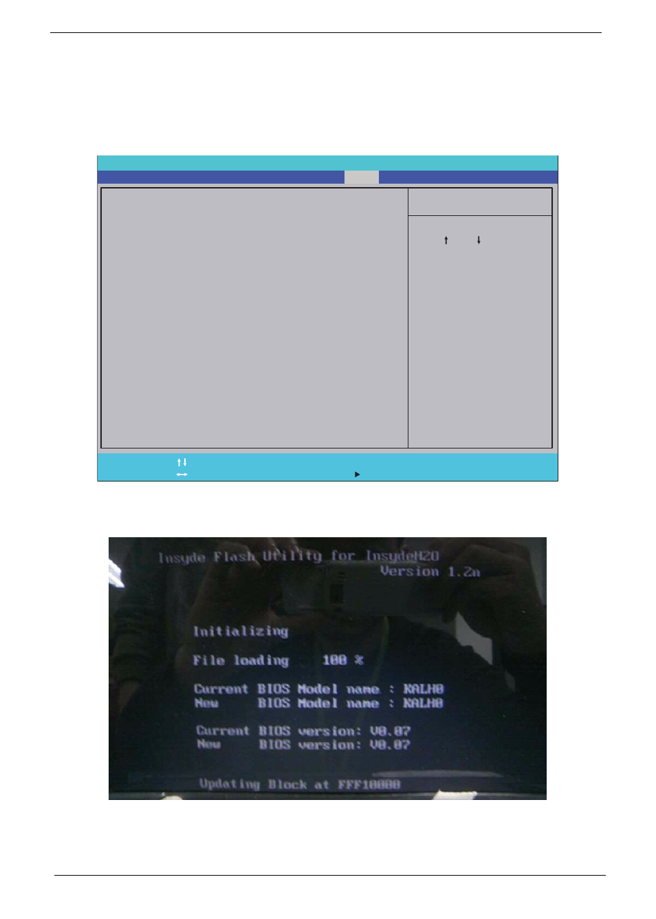 Dos flash utility | Acer 7715Z User Manual | Page 44 / 200