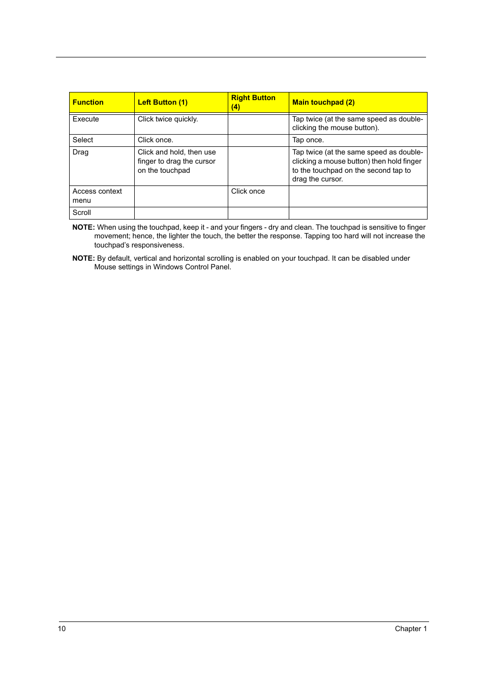 Acer 4715Z User Manual | Page 20 / 154