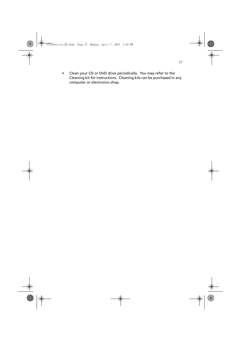 Acer 7600 series User Manual | Page 33 / 116