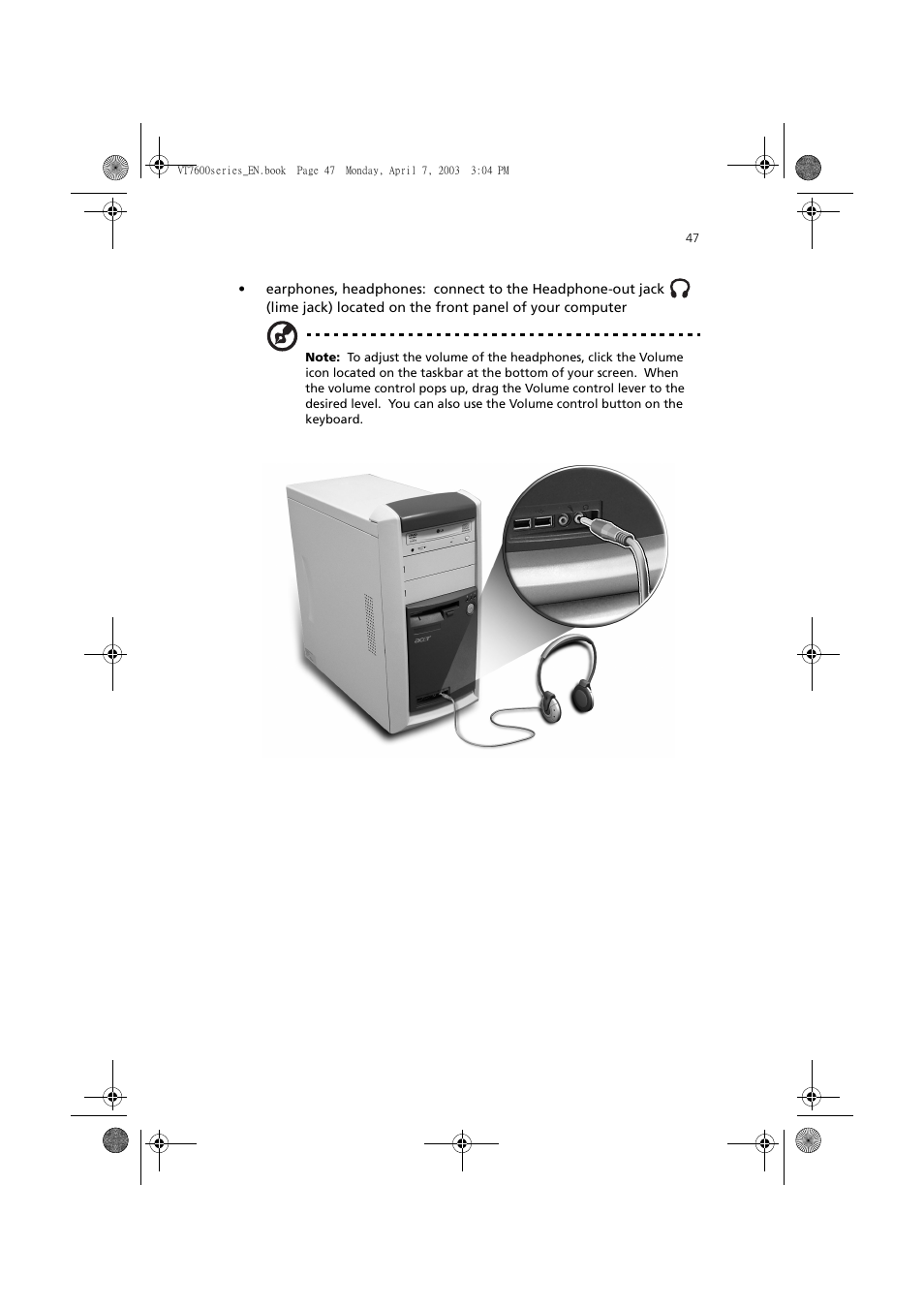 Acer 7600 series User Manual | Page 53 / 116