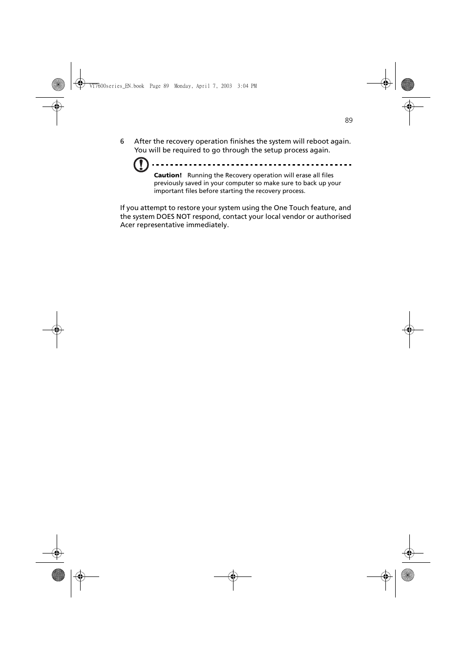 Acer 7600 series User Manual | Page 95 / 116