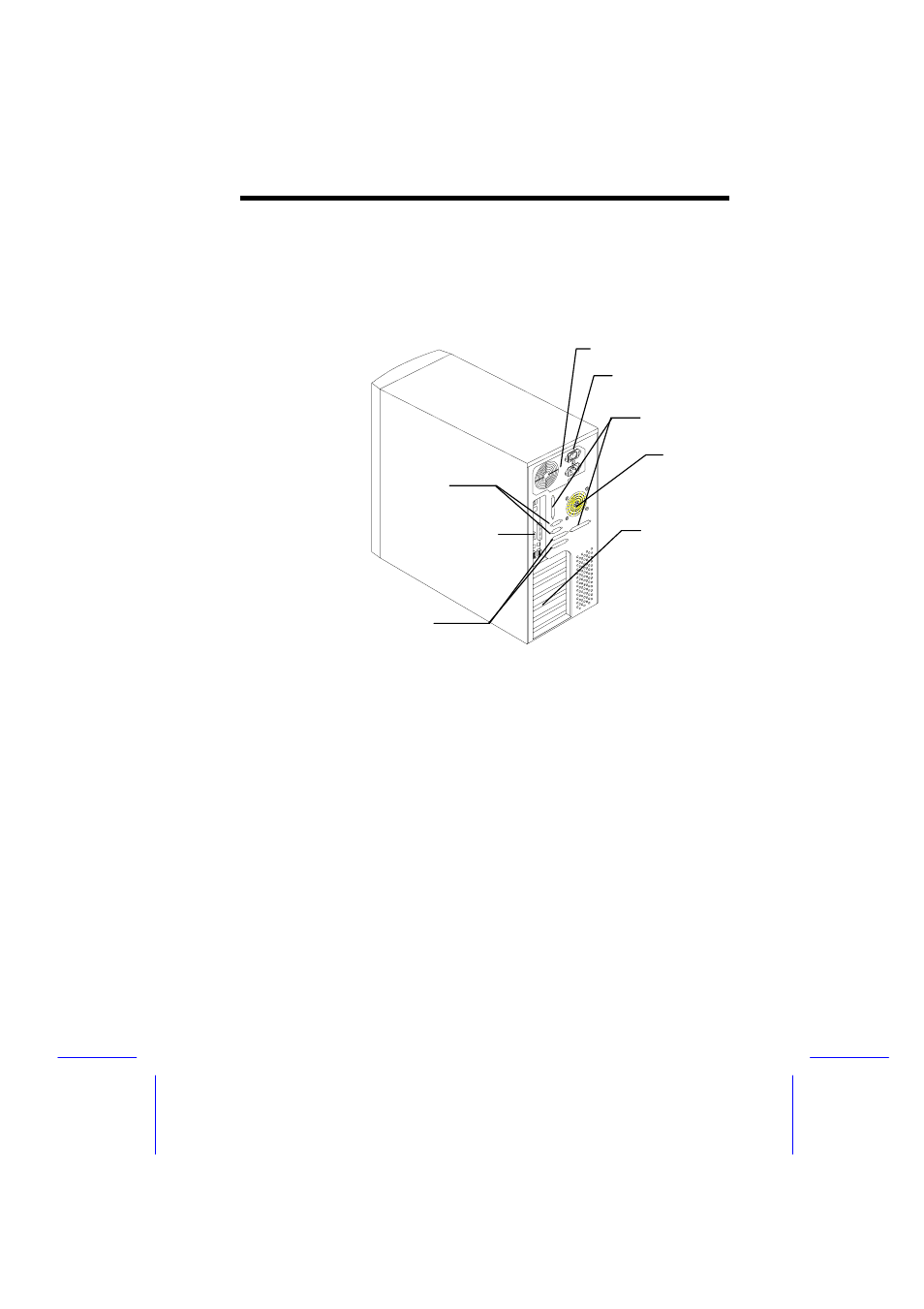 Rear panel | Acer 500L User Manual | Page 15 / 91