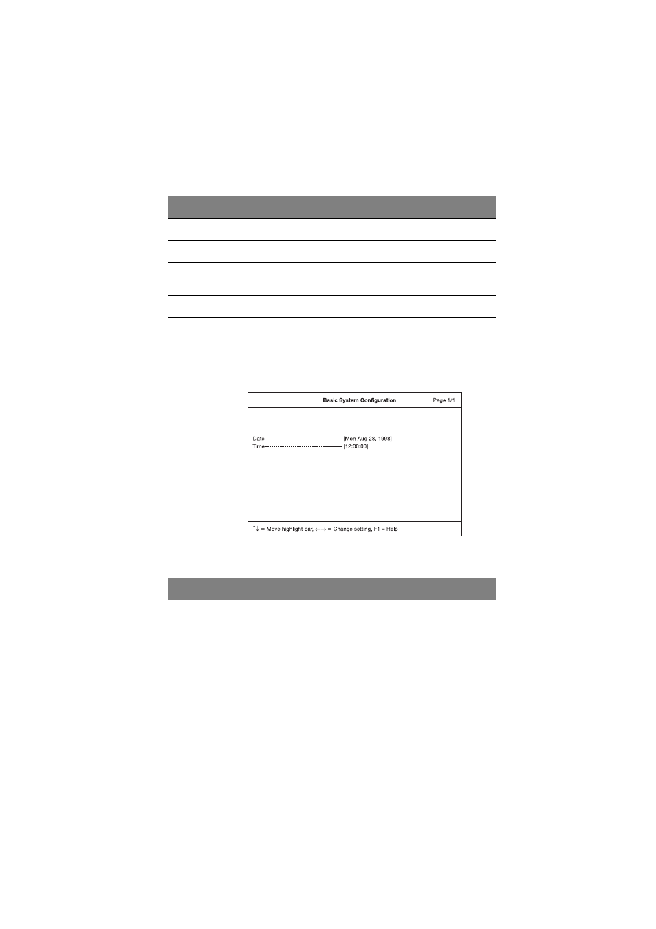 Basic system configuration | Acer 505 series User Manual | Page 103 / 132