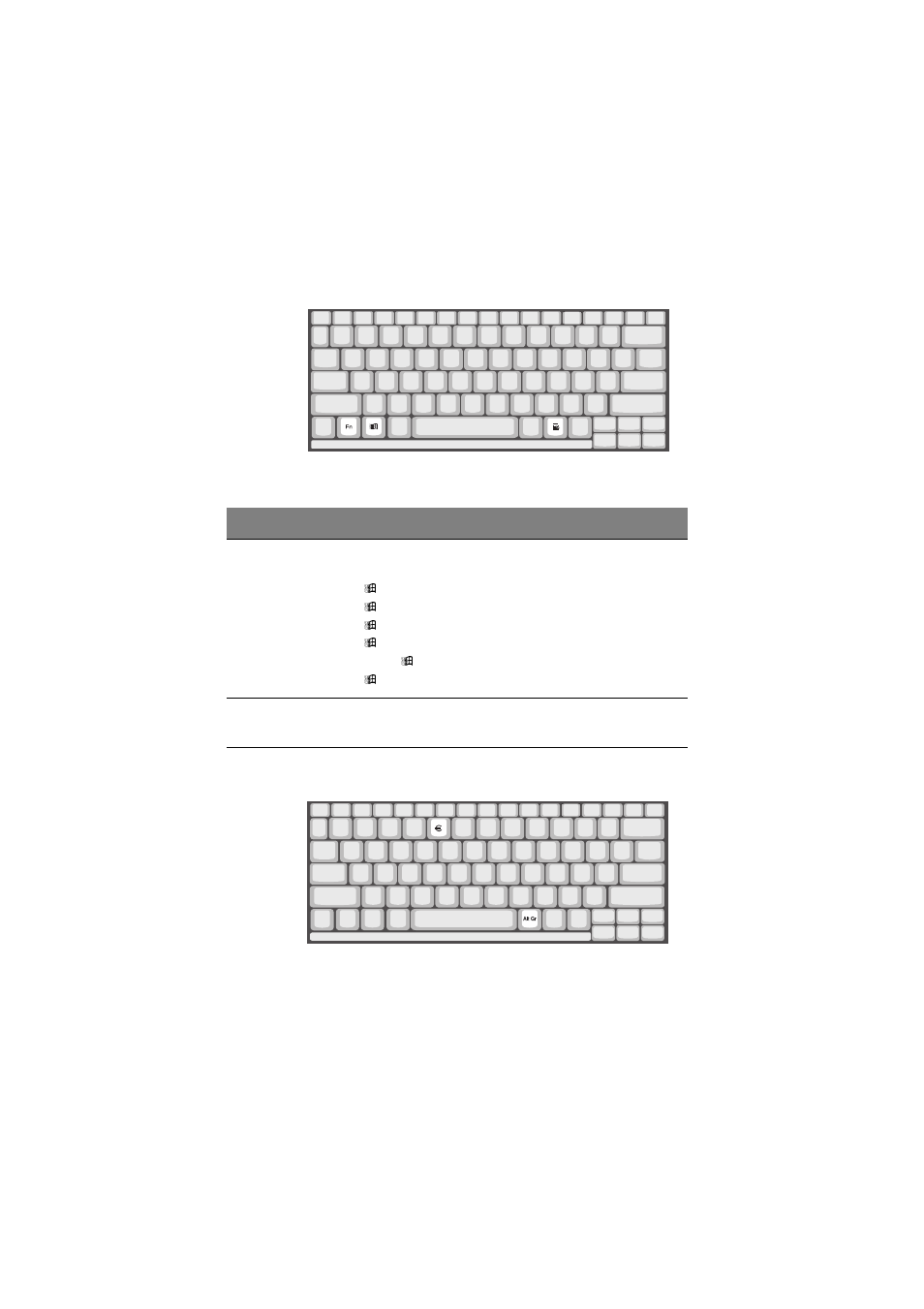 Windows keys, The euro symbol | Acer 505 series User Manual | Page 32 / 132