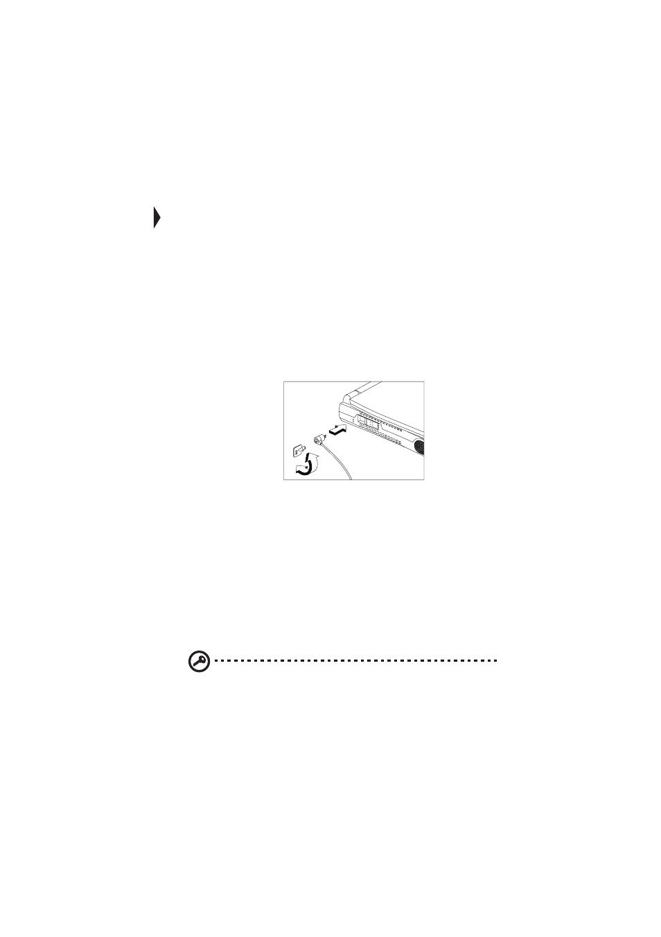 Securing your computer, Security notch, Passwords | Acer 505 series User Manual | Page 47 / 132