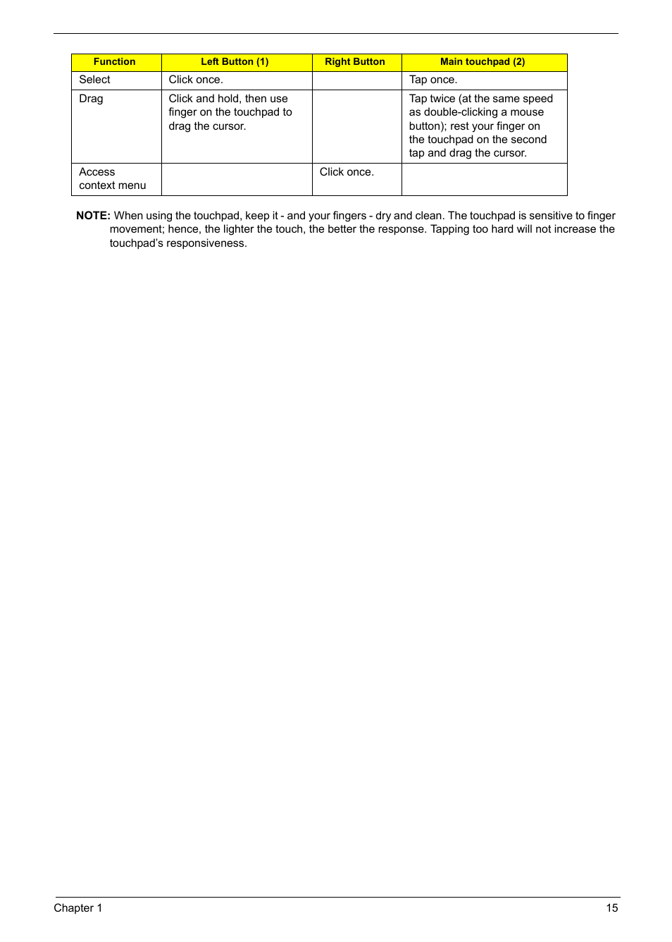 Acer 1200 User Manual | Page 25 / 166