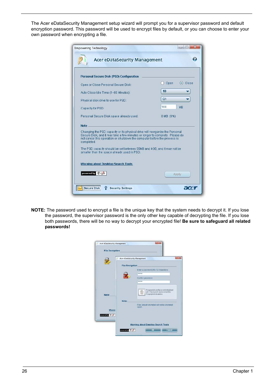 Acer 1200 User Manual | Page 36 / 166