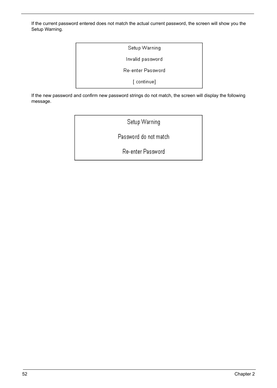 Acer 1200 User Manual | Page 62 / 166