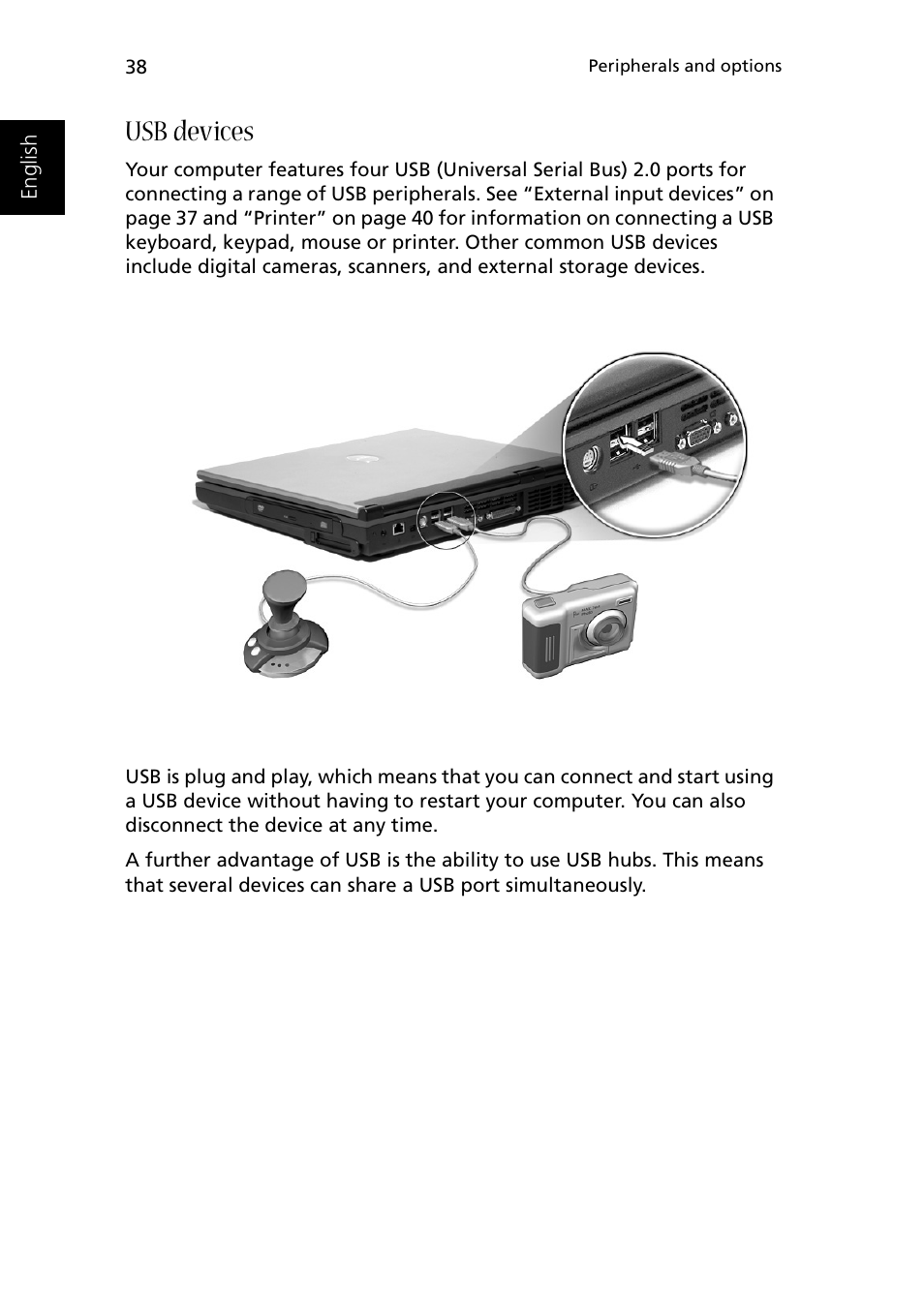 Usb devices | Acer 1510 Series User Manual | Page 48 / 99