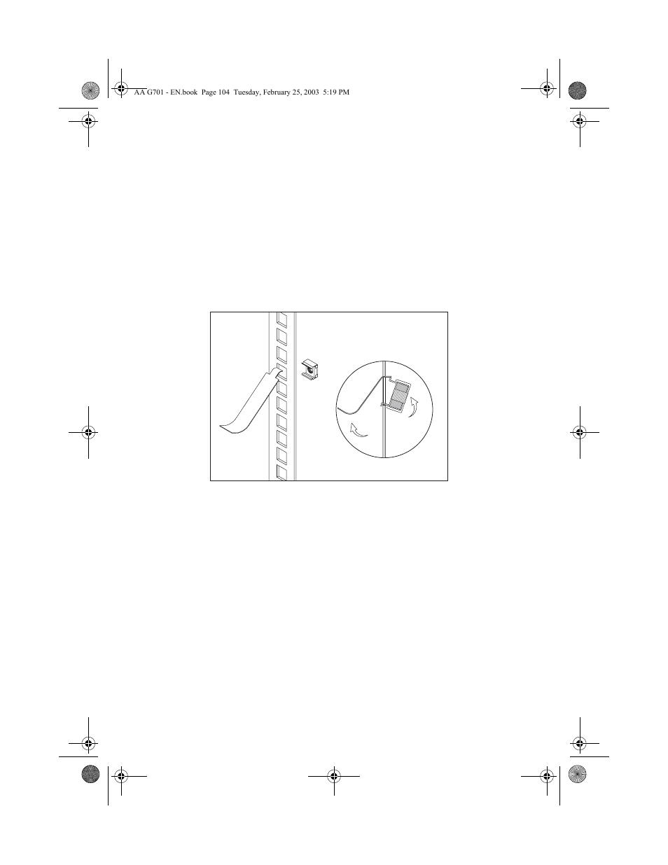 Installing cage nuts | Acer Altos G700 series User Manual | Page 114 / 124