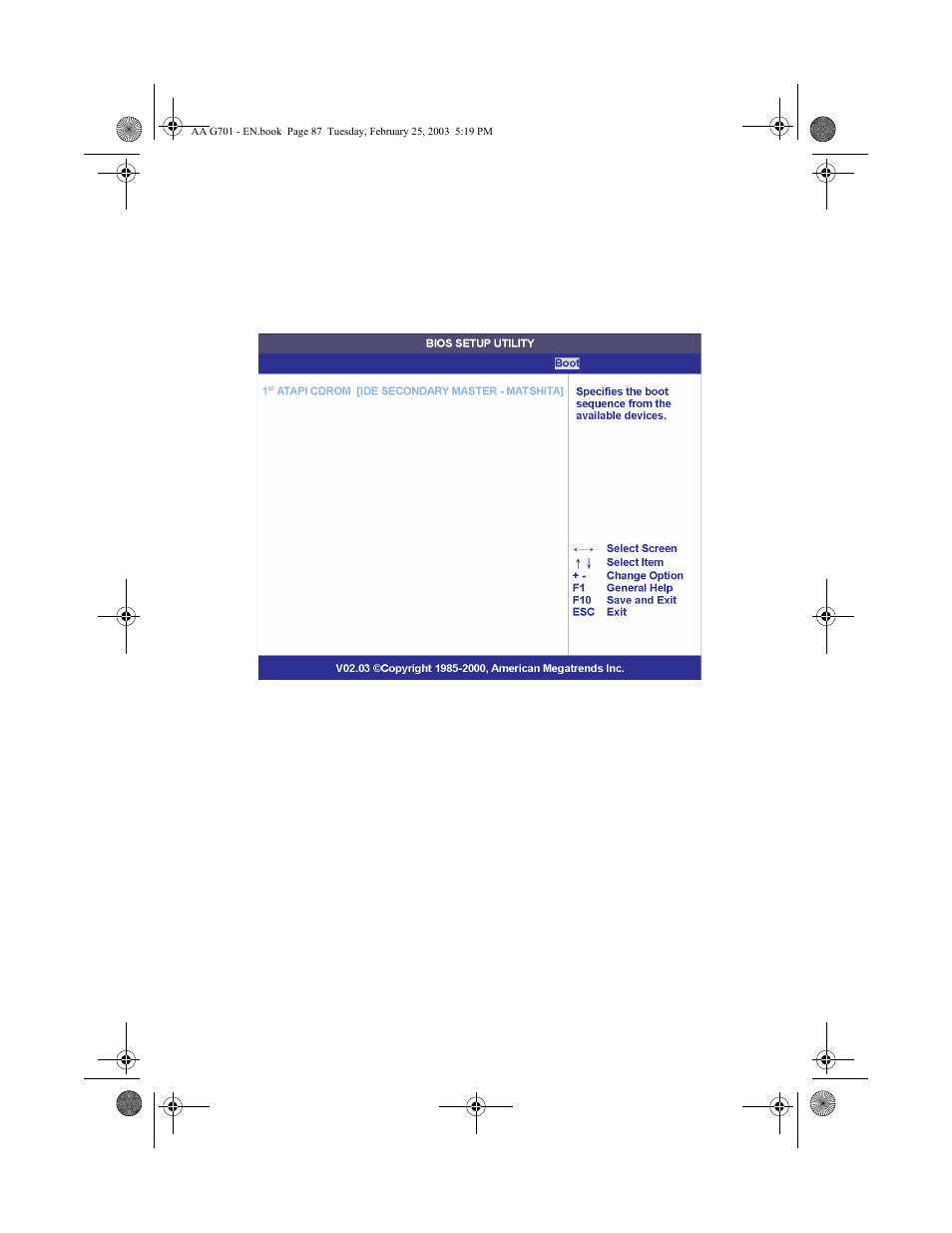 Atapi cd-rom drives | Acer Altos G700 series User Manual | Page 97 / 124