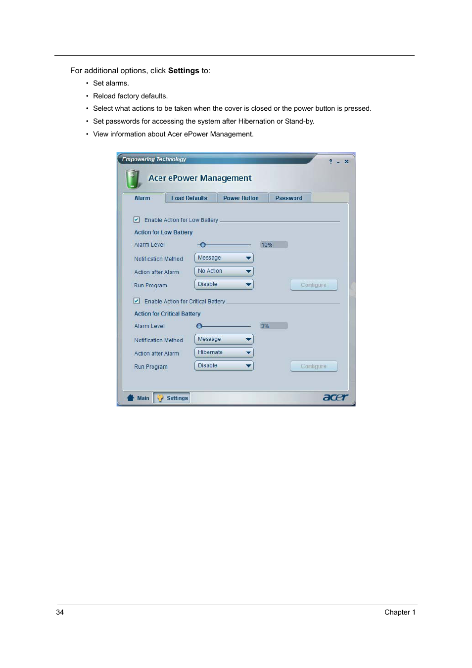 Acer 5000 User Manual | Page 43 / 118