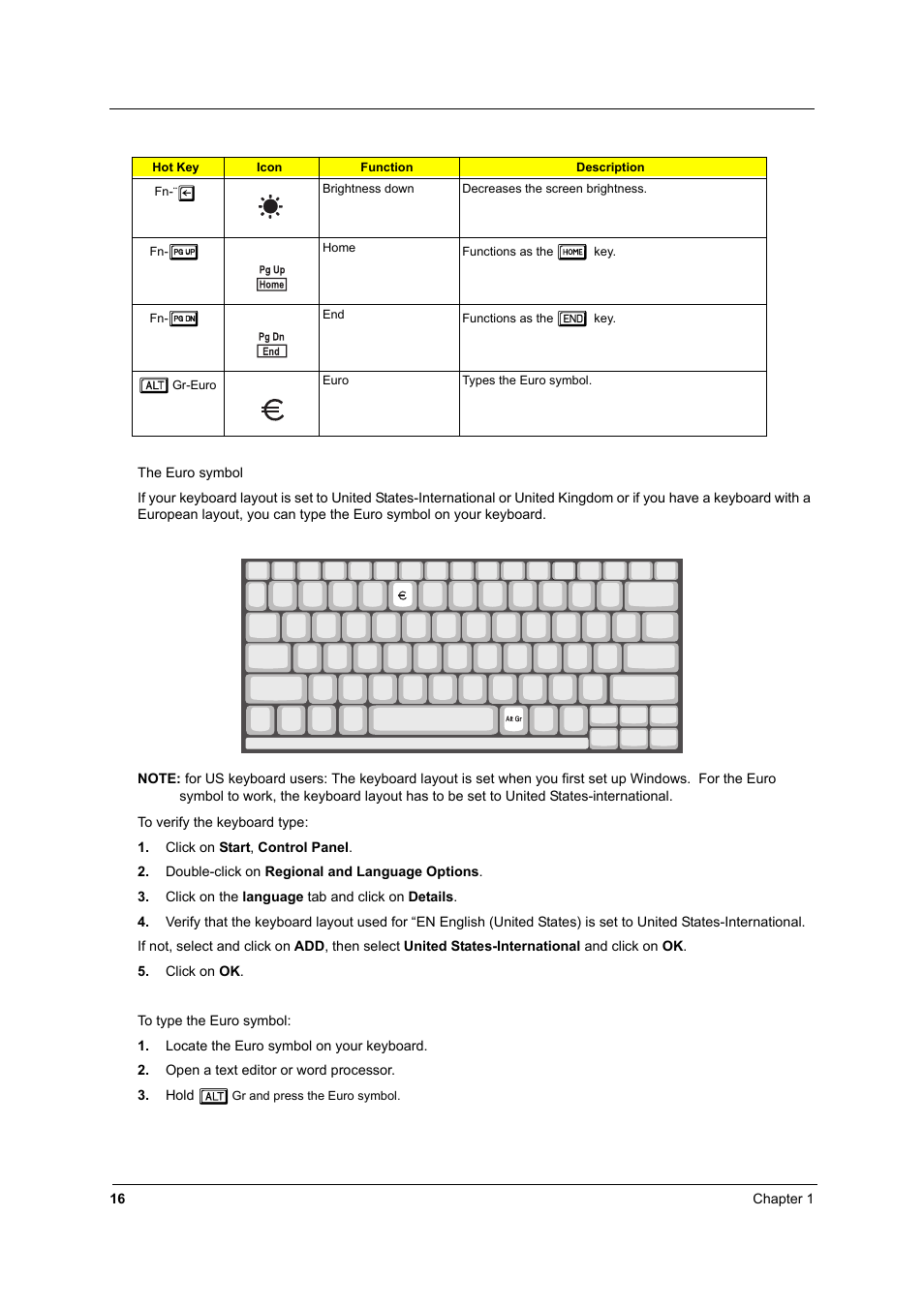 Acer 2500 User Manual | Page 25 / 147