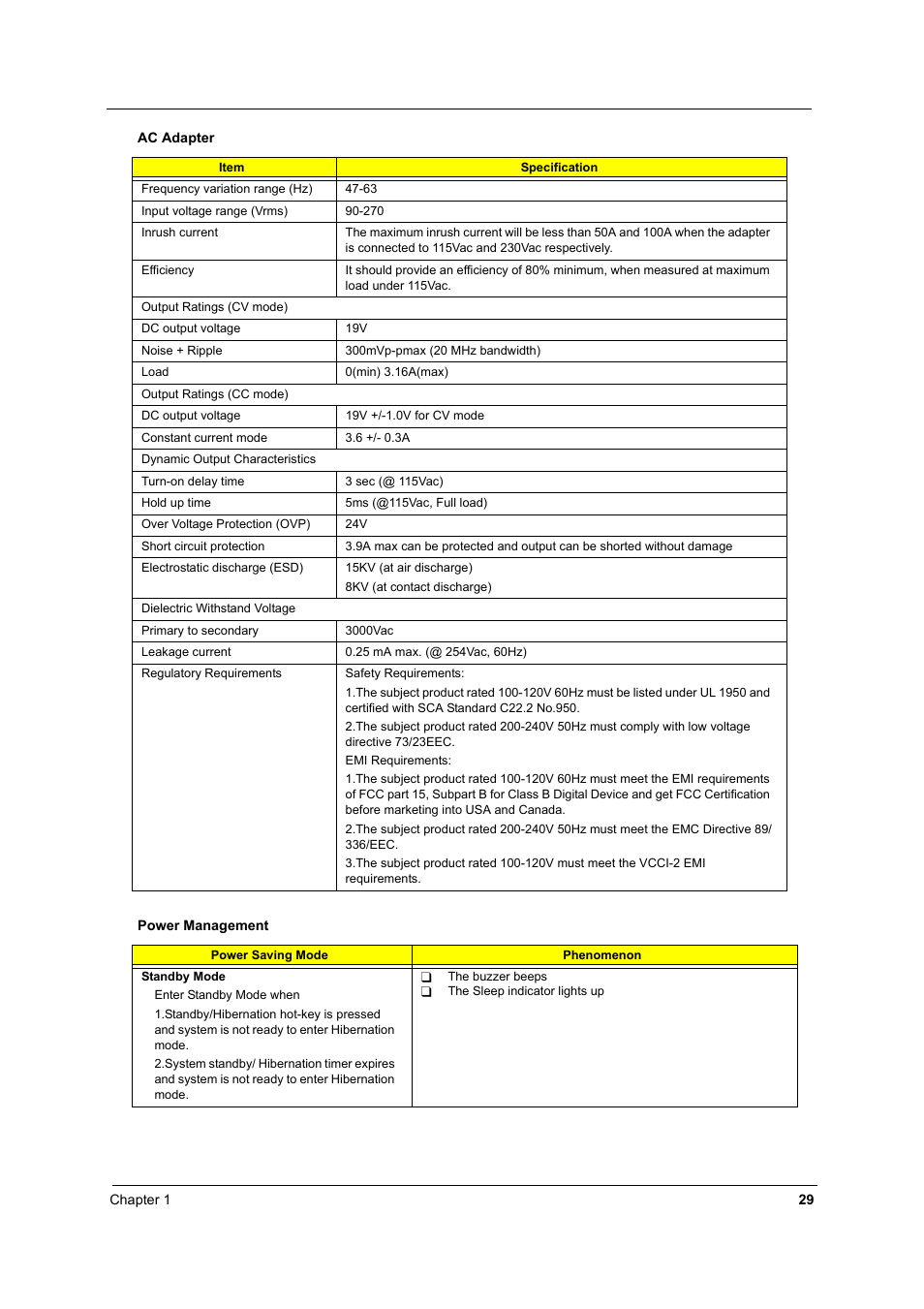 Acer 2500 User Manual | Page 38 / 147