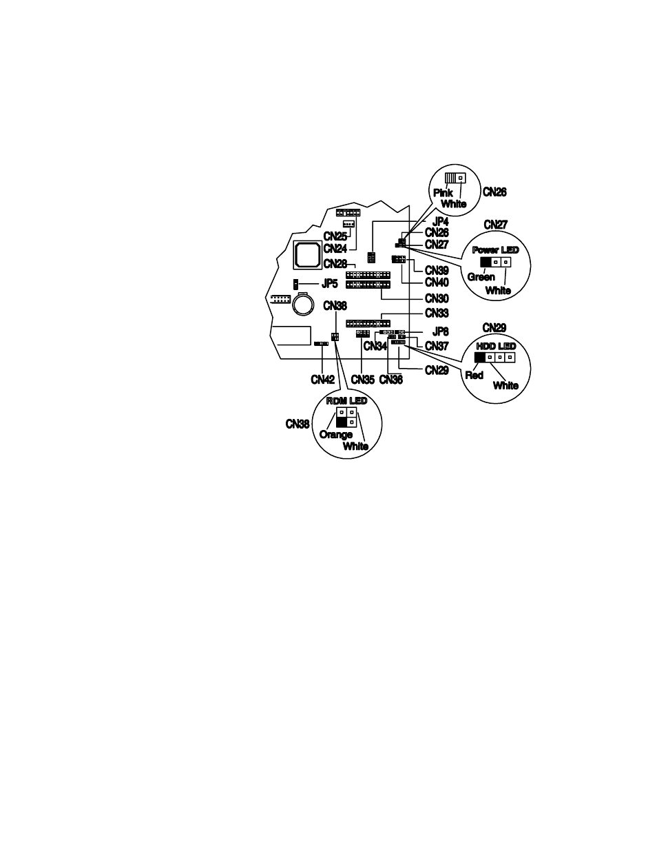 5 front panel connectors -9, 3 front panel connectors -9, 5 front panel connectors | Acer ALTOS 1100E User Manual | Page 55 / 161