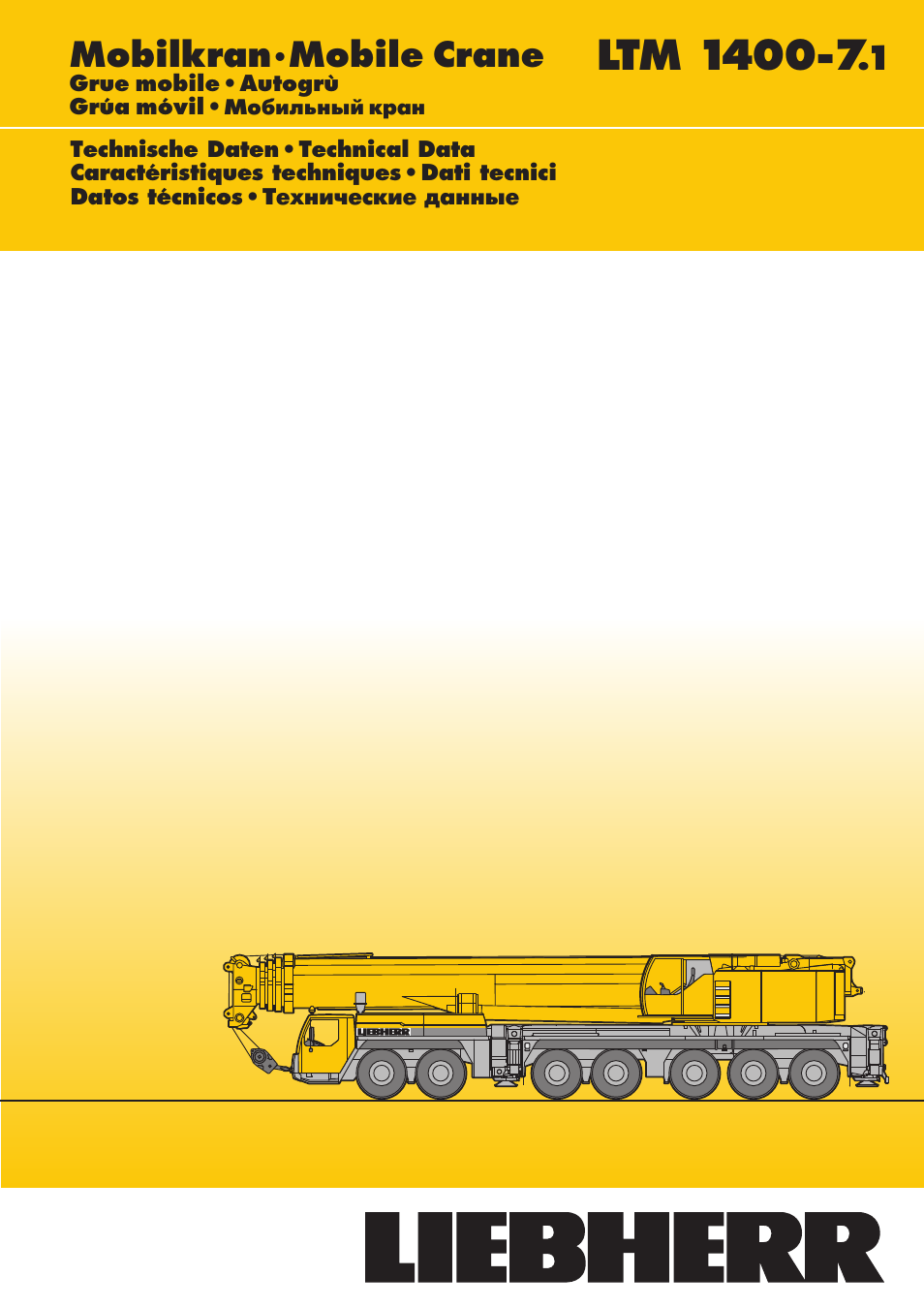 Liebherr LTM 1400-7.1 User Manual | 42 pages