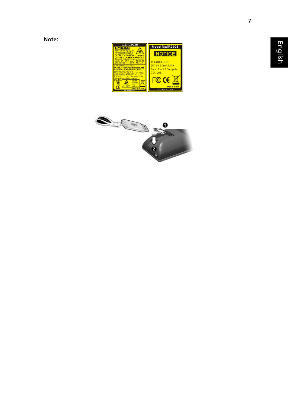 Acer P7270i User Manual | Page 19 / 61