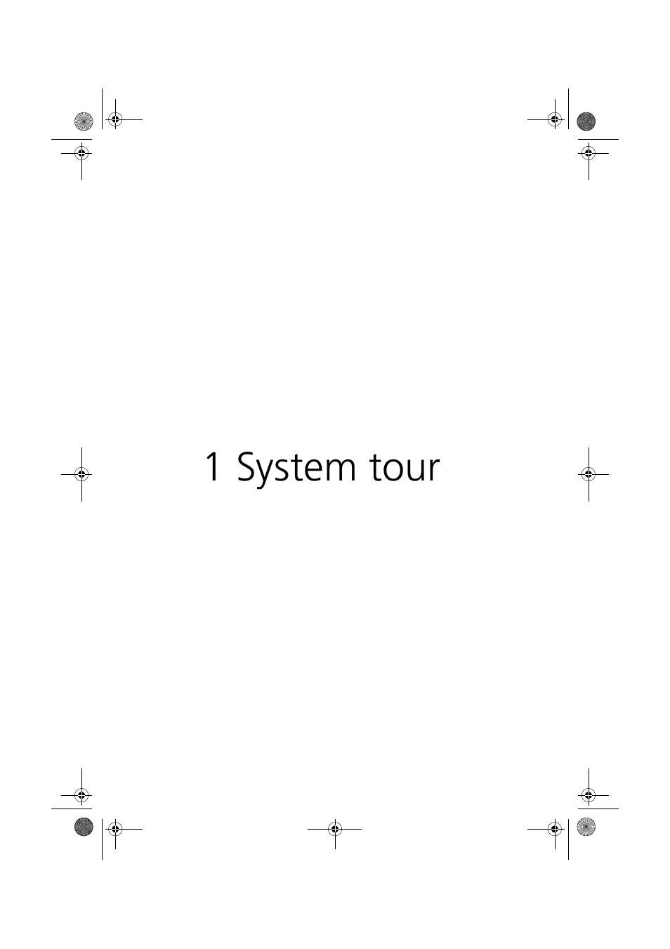 1 system tour | Acer Altos G320 Series User Manual | Page 11 / 132
