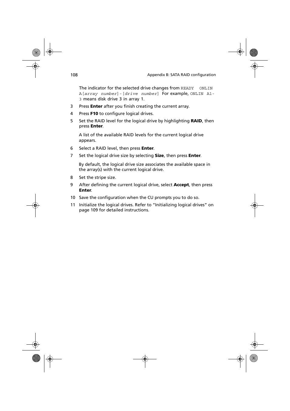 Acer Altos G320 Series User Manual | Page 118 / 132