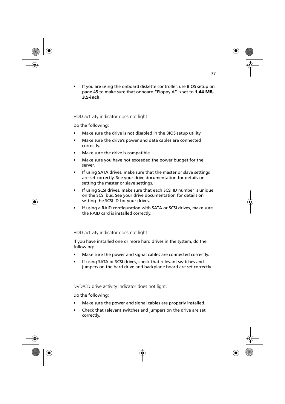 Acer Altos G320 Series User Manual | Page 87 / 132