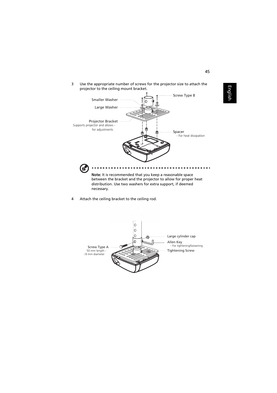 English | Acer P5271 User Manual | Page 57 / 70