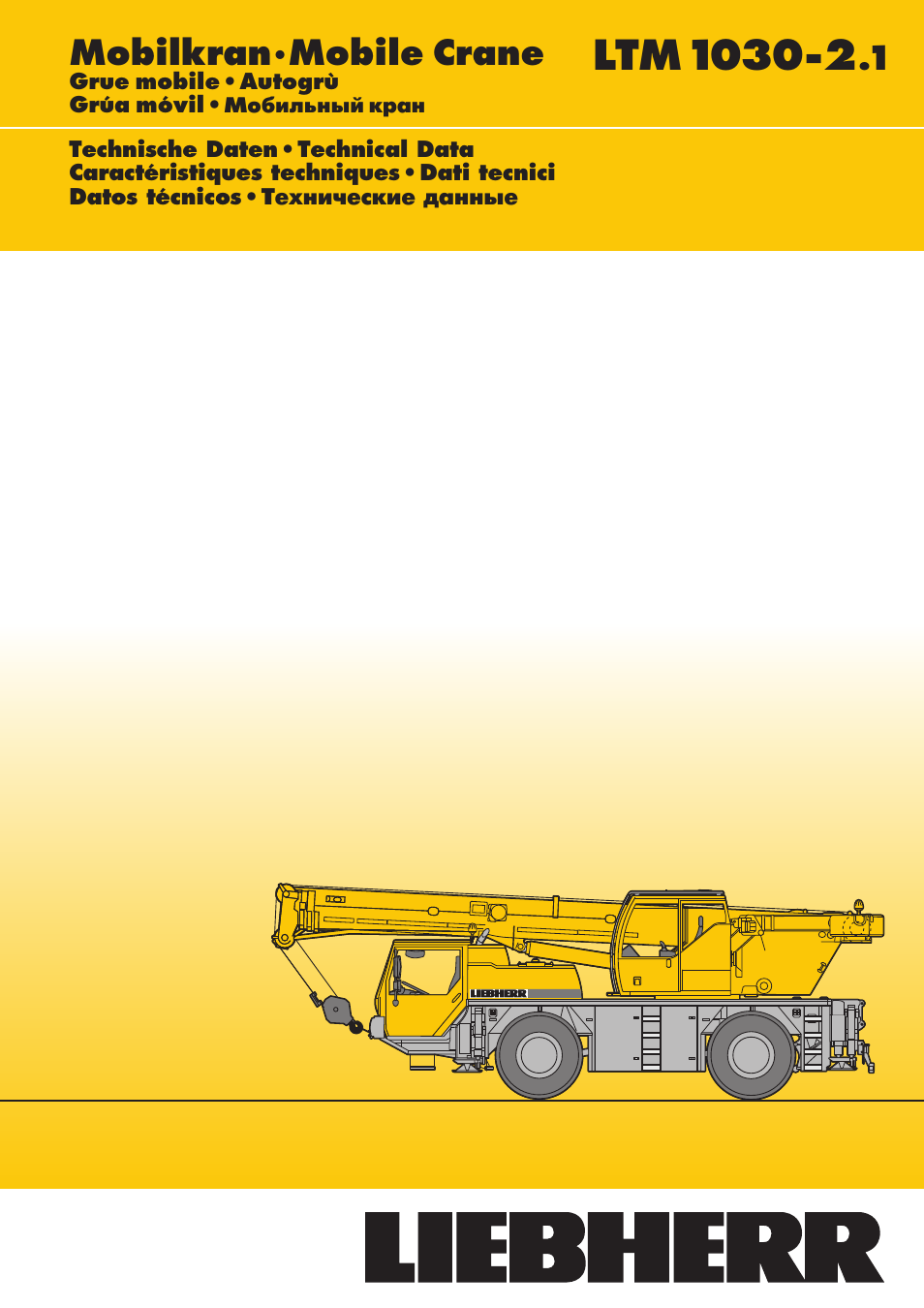 Liebherr LTM 1030-2.1 User Manual | 16 pages