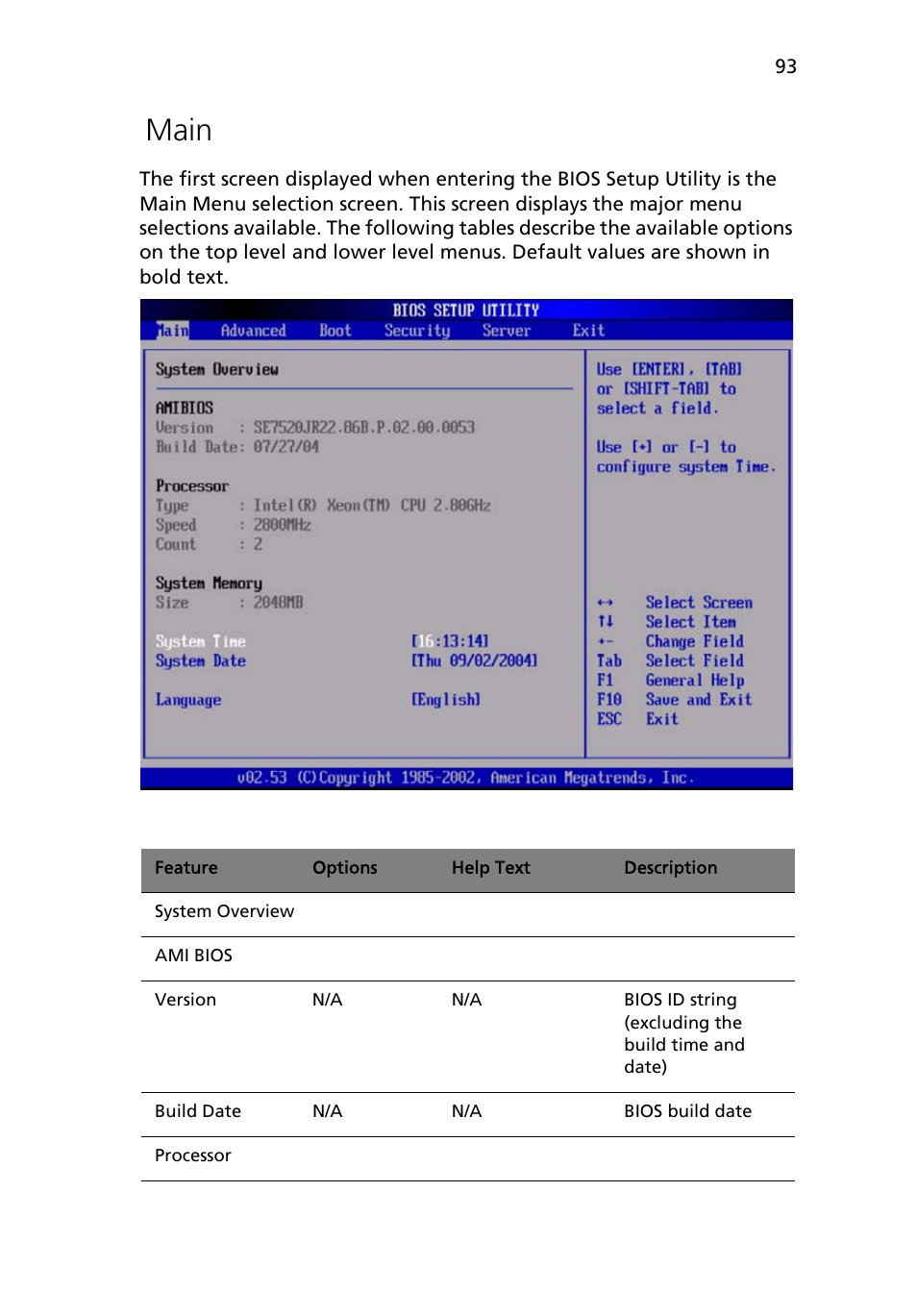 Main | Acer Altos R710 User Manual | Page 105 / 214
