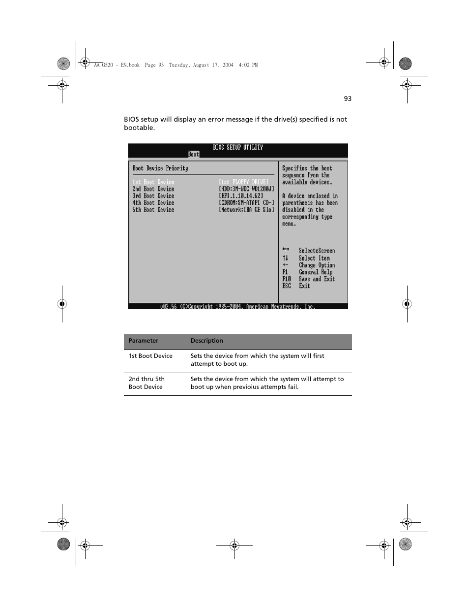 Acer Altos G520 series User Manual | Page 103 / 186