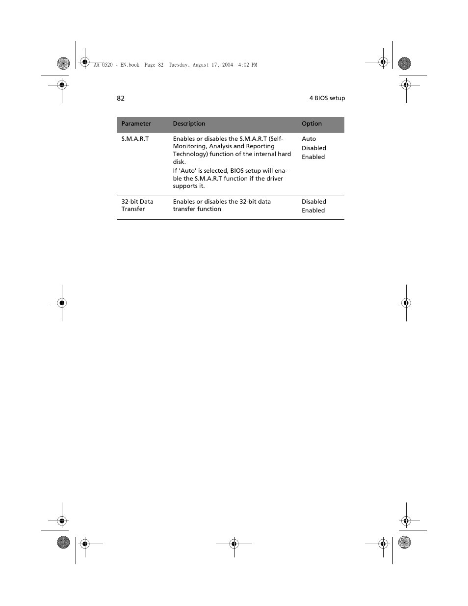 Acer Altos G520 series User Manual | Page 92 / 186