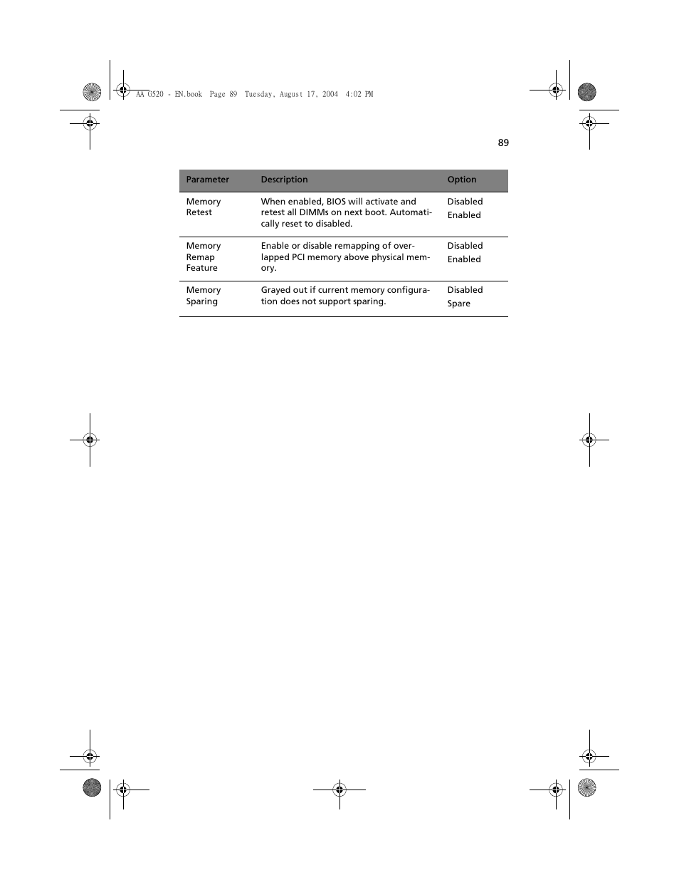 Acer Altos G520 series User Manual | Page 99 / 186