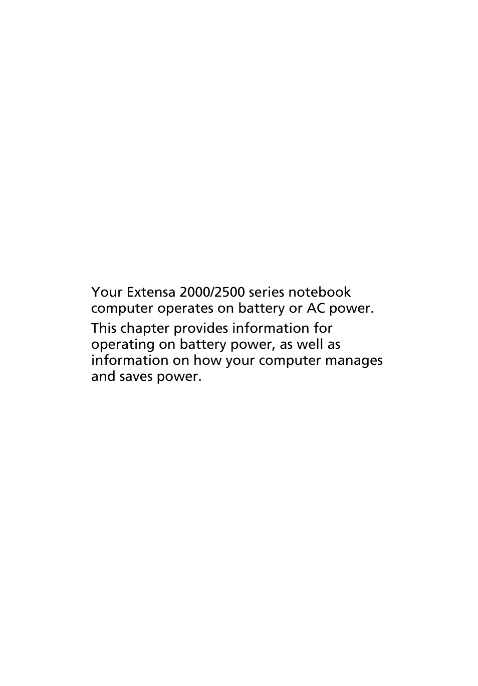 Acer 2500 Series User Manual | Page 40 / 98