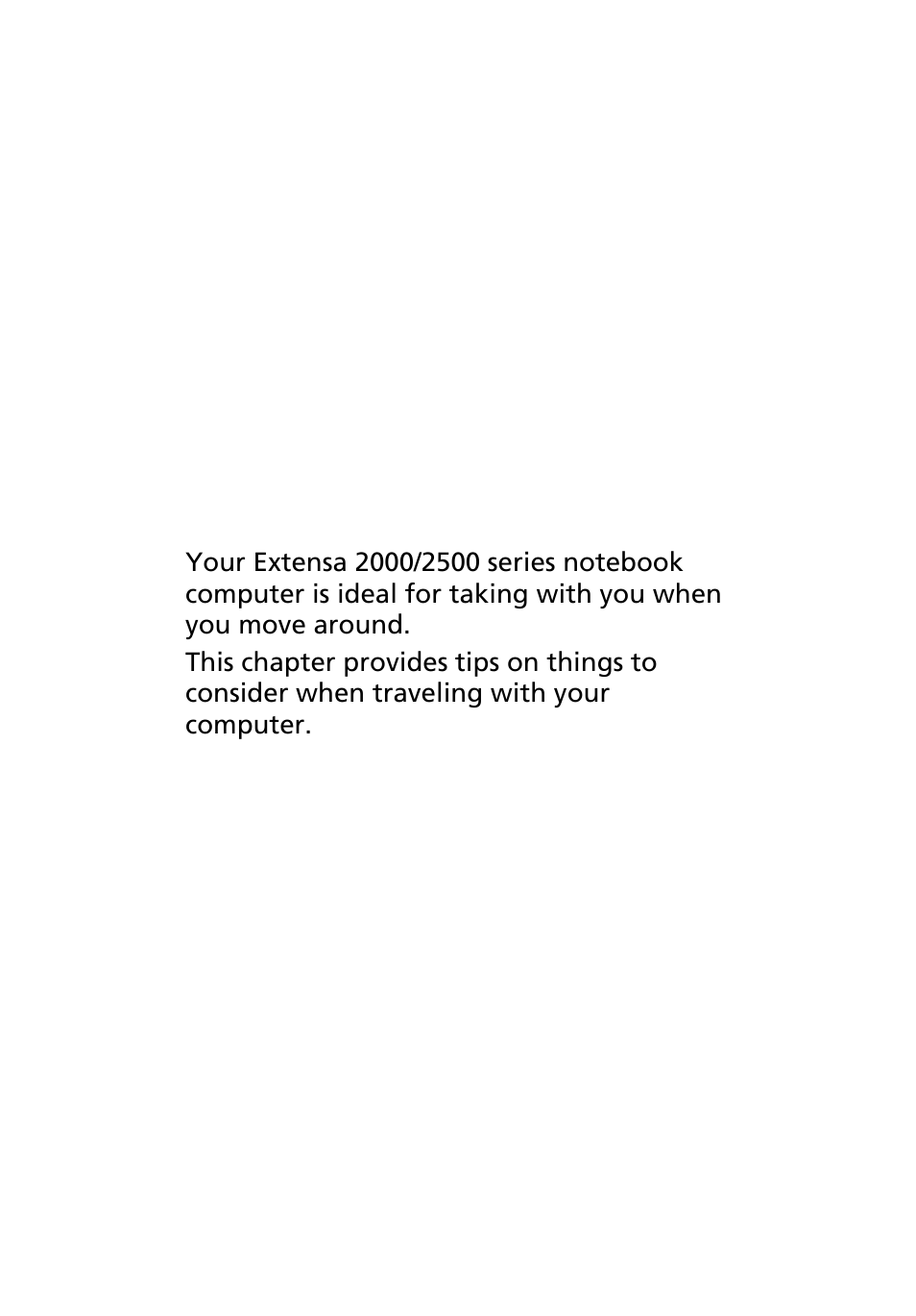 Acer 2500 Series User Manual | Page 58 / 98