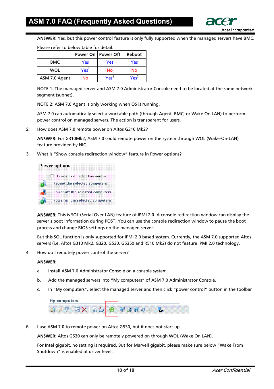 Asm 7.0 faq (frequently asked questions) | Acer ASM 7 User Manual | Page 18 / 32