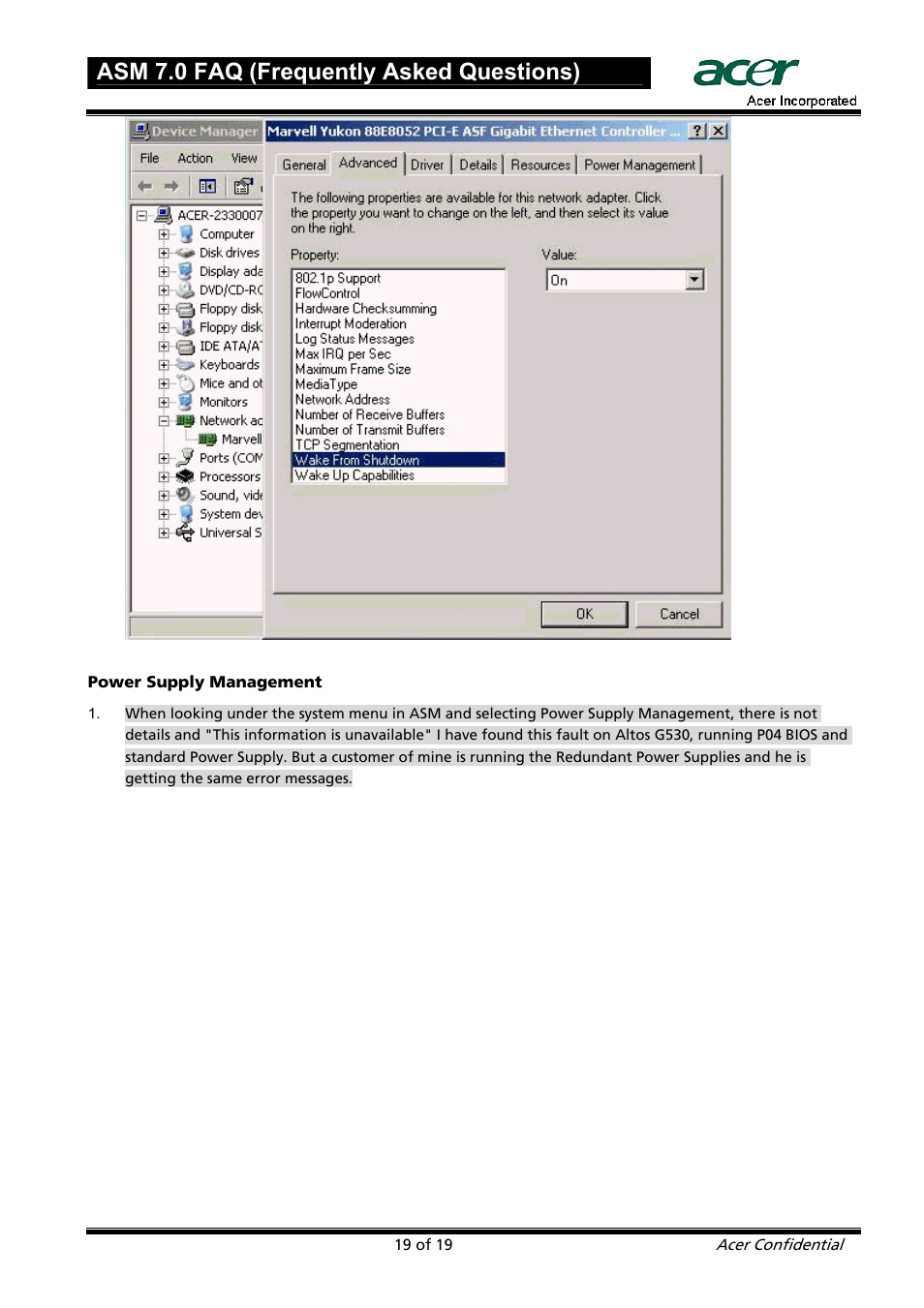 Asm 7.0 faq (frequently asked questions) | Acer ASM 7 User Manual | Page 19 / 32