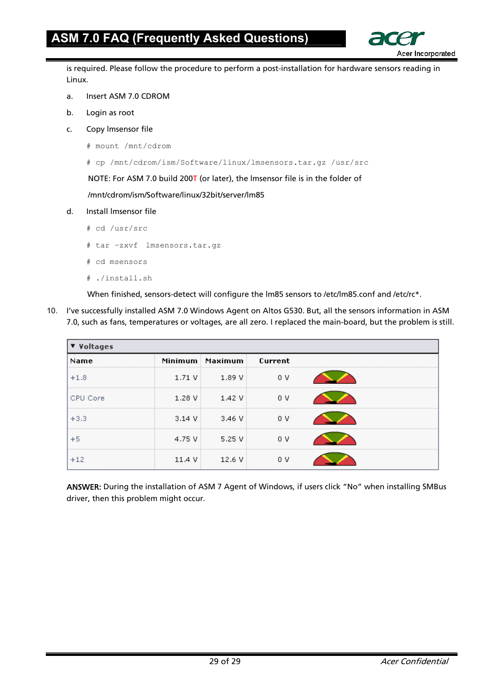 Asm 7.0 faq (frequently asked questions) | Acer ASM 7 User Manual | Page 29 / 32