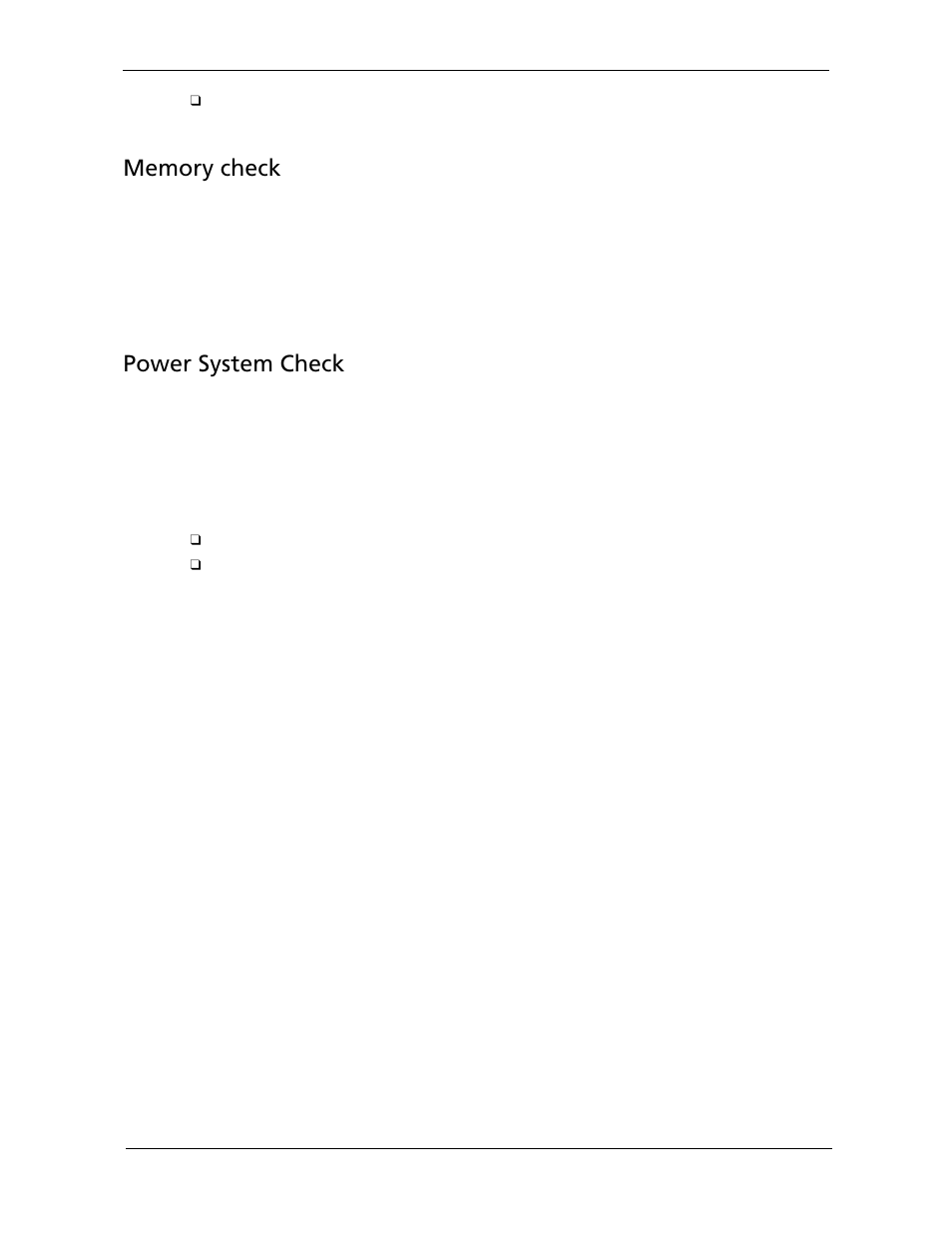 Power system check | Acer 2920 User Manual | Page 109 / 170