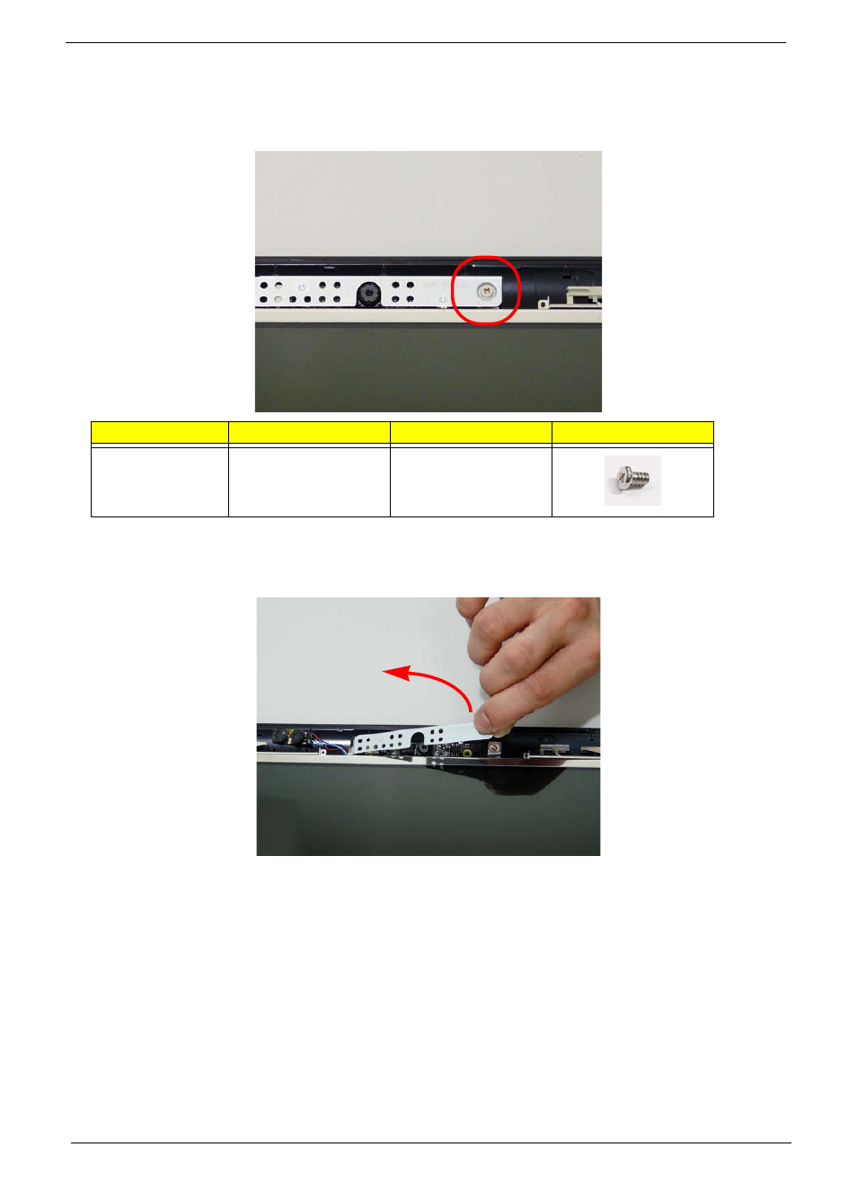 Removing the camera module | Acer 2930 User Manual | Page 102 / 250