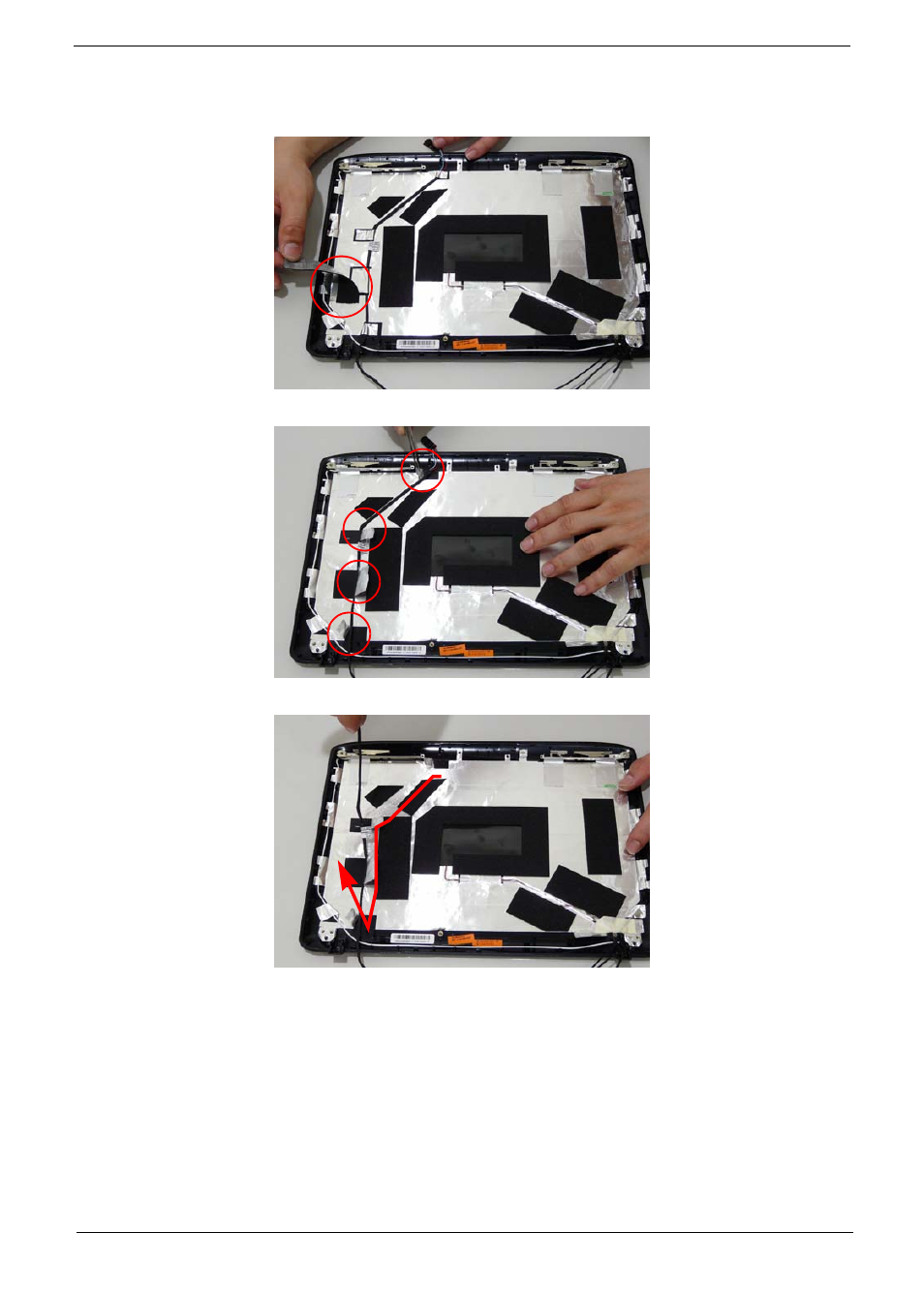 Removing the lcd mic | Acer 2930 User Manual | Page 107 / 250