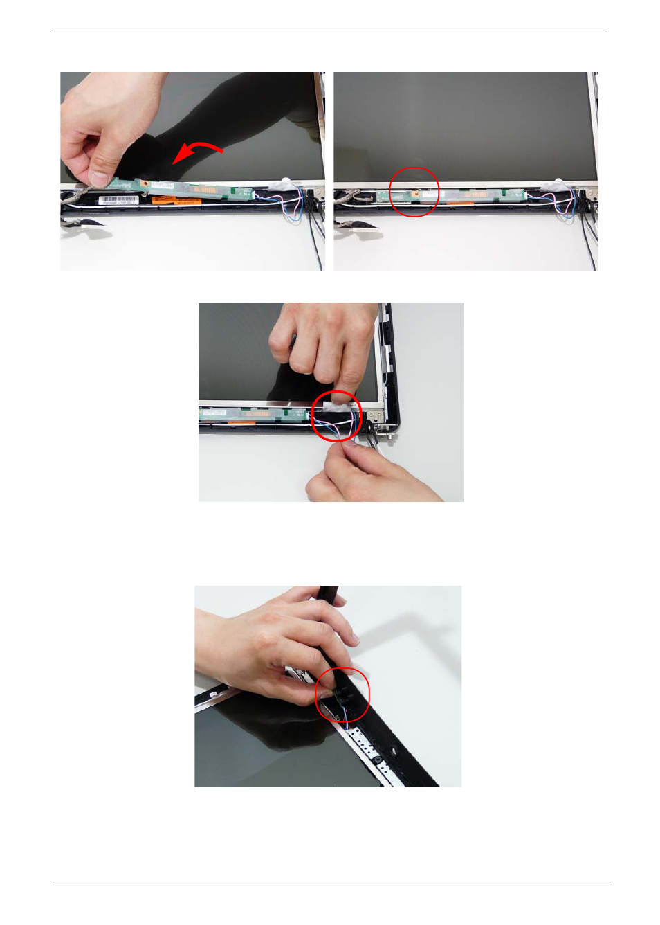 Replacing the lcd bezel | Acer 2930 User Manual | Page 112 / 250