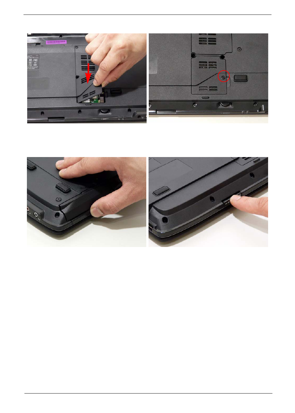 Replacing the express and sd card trays | Acer 2930 User Manual | Page 133 / 250