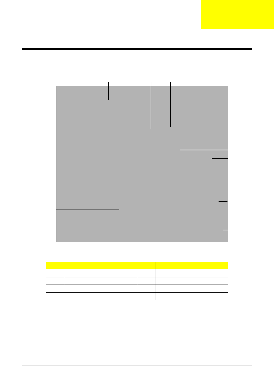 Jumper and connector locations, Top view, Chapter 5 | Acer 2930 User Manual | Page 157 / 250