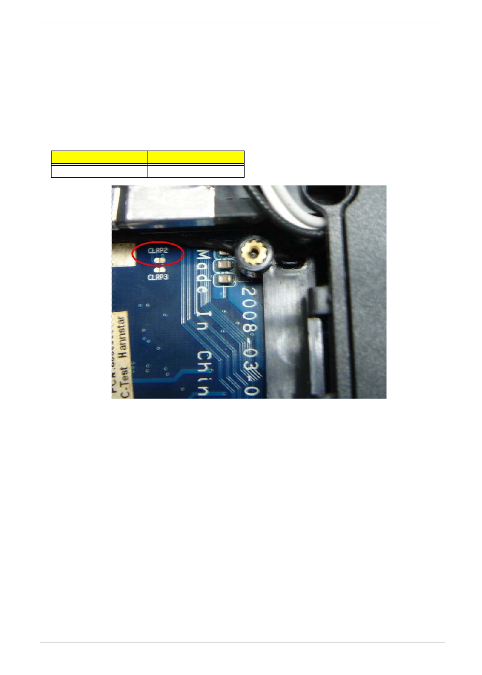 Clearing password check and bios recovery, Clearing password check | Acer 2930 User Manual | Page 159 / 250