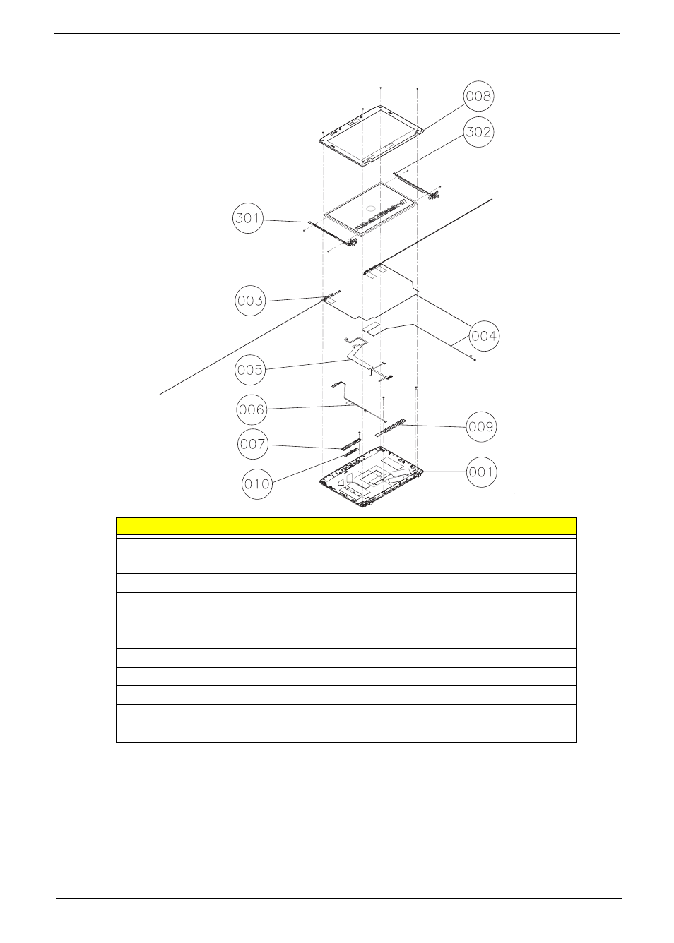 Lcd panel | Acer 2930 User Manual | Page 163 / 250