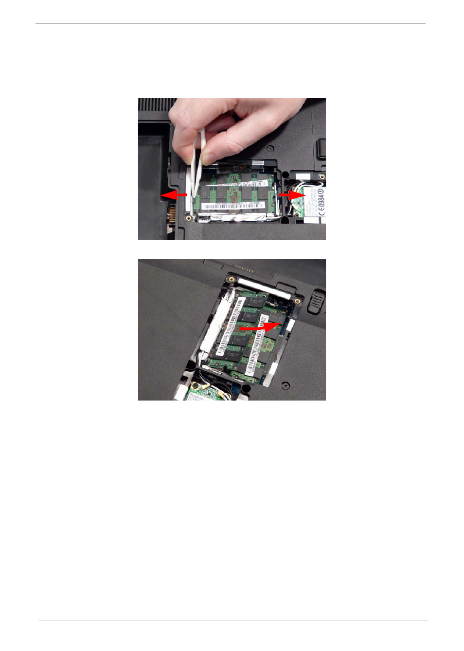 Removing the dimm modules | Acer 2930 User Manual | Page 64 / 250